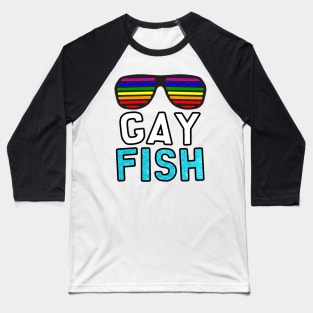 Gay Fish Pride Baseball T-Shirt